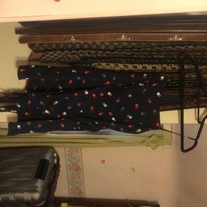 LUSH Navy Geo Dot Dress